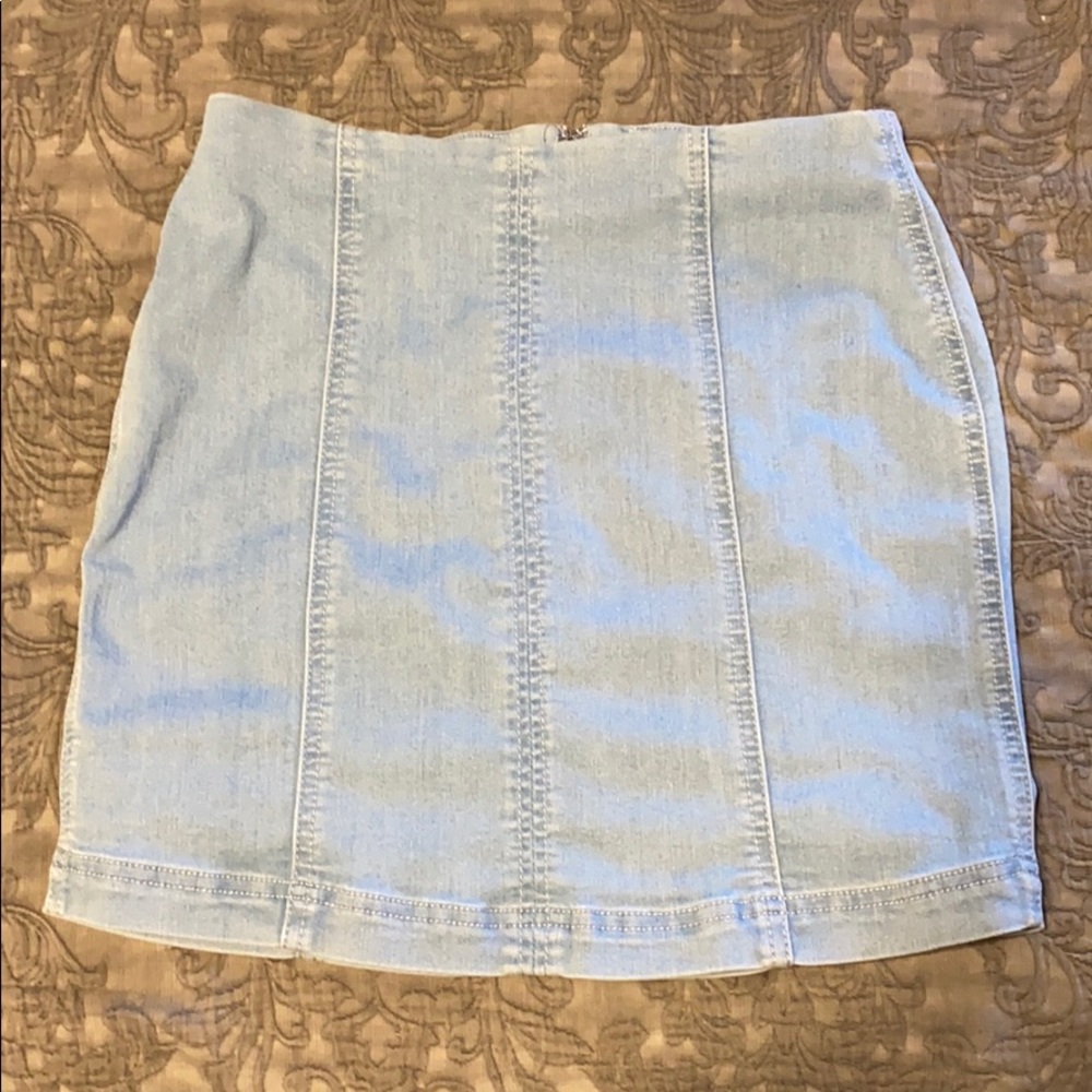Sky & Sparrow Jean mini skirt